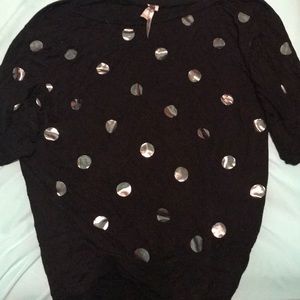 Polka dot soft blouse